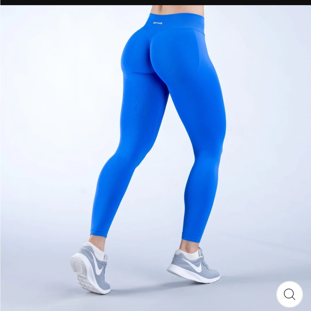 Dfyne Impact Leggings Electric Blue New Without Tags NWOT